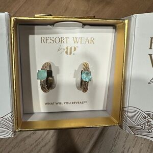 Brand new bomb party resort wear margarite earrings